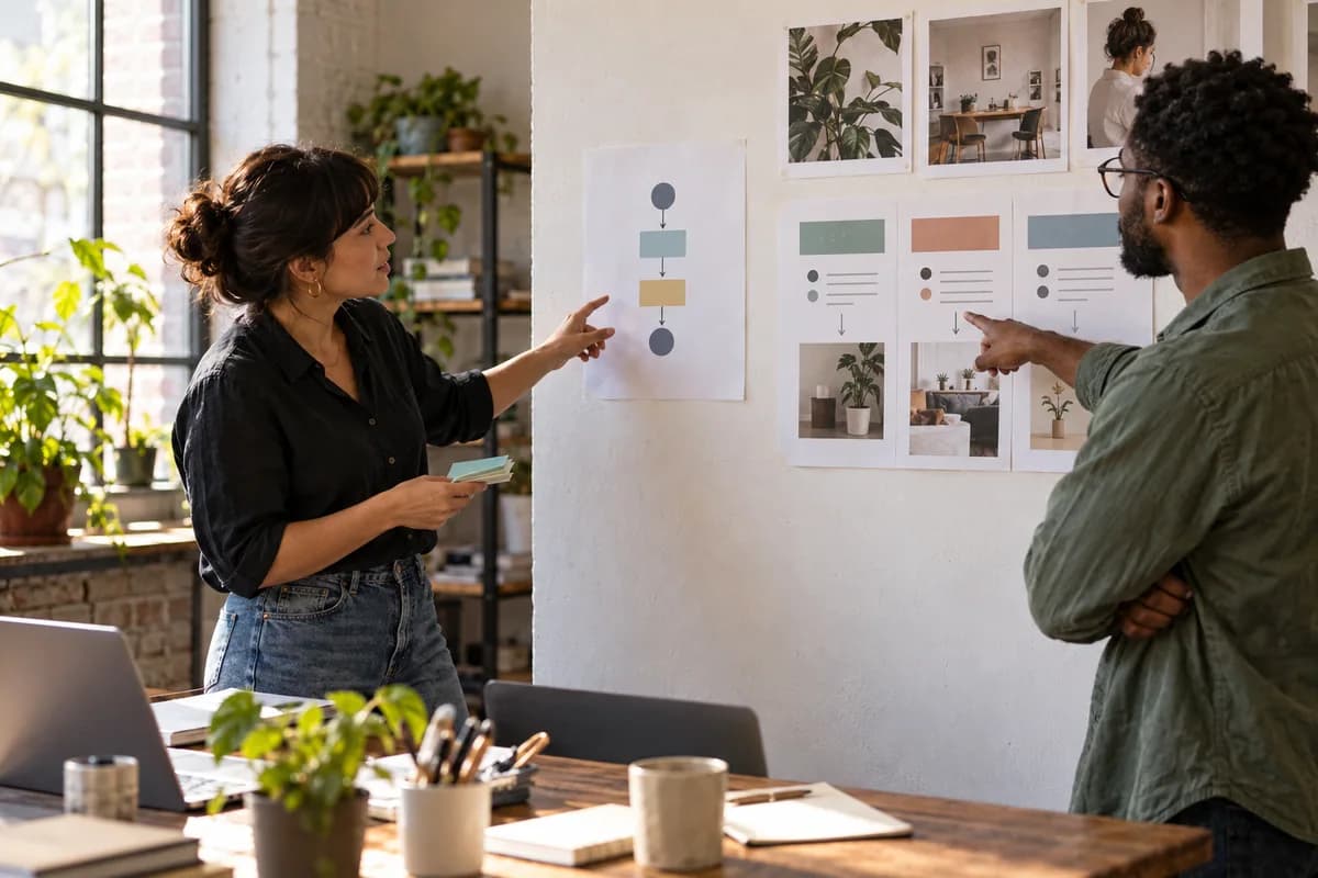 A business owner compares a focused campaign page plan with a broader website page map