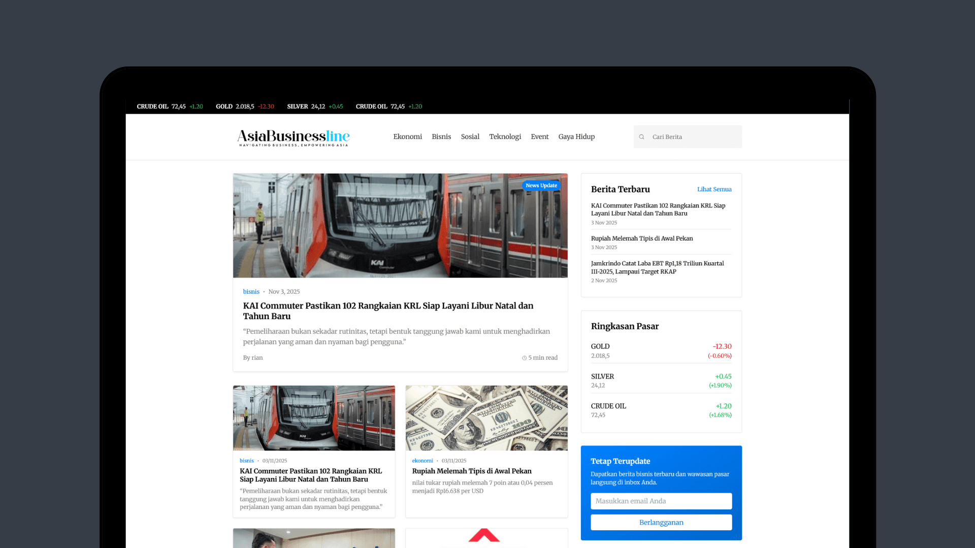 Asia BusinessLine - News Media