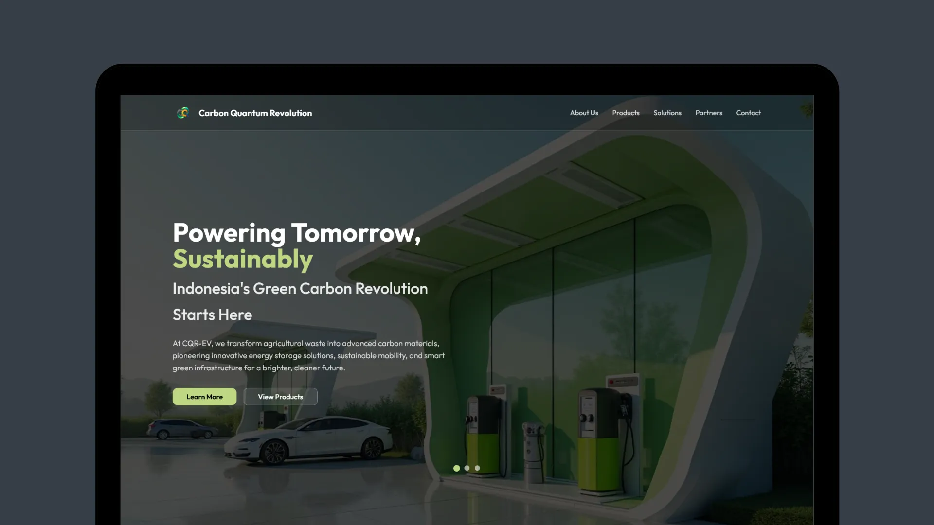CQR EV - Landing Page