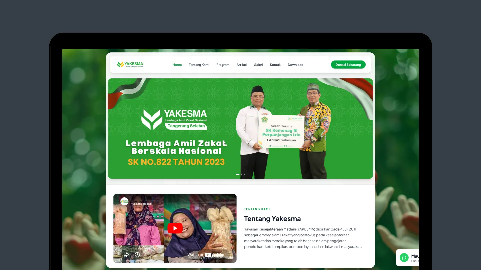 Yakesma - Web Donasi